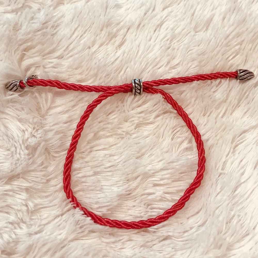 SOLD DAVID YURMAN Sterling Silver Silk Bracelet